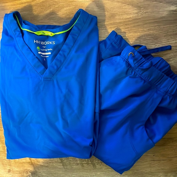 healing hands Other Scrub Set Royal Blue Poshmark